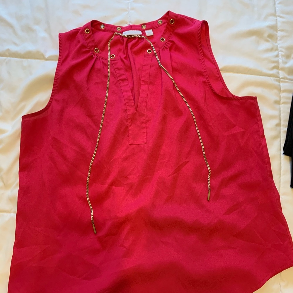 Pink chain link shirt
